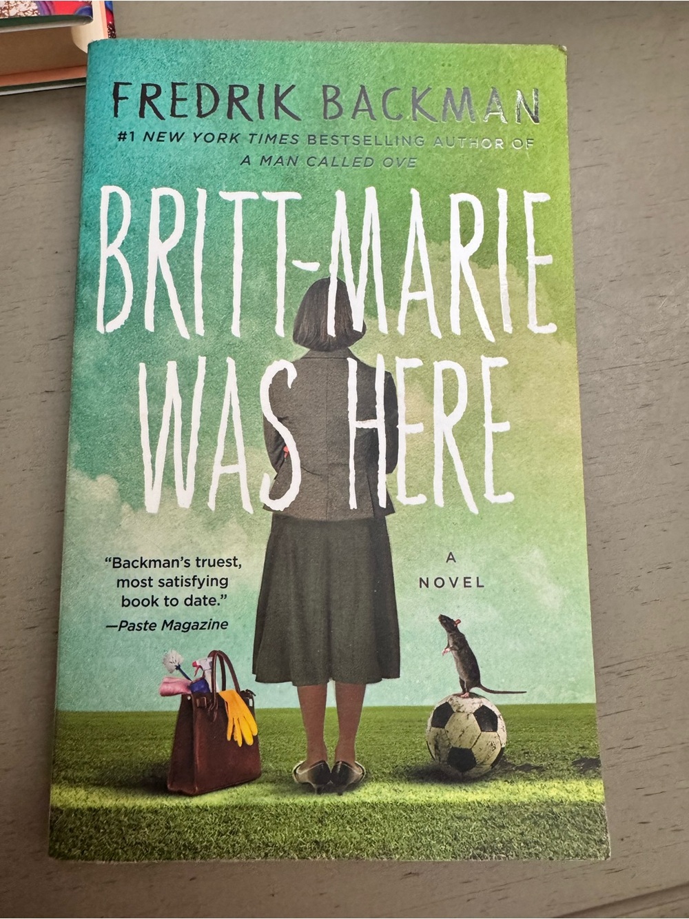 Britt-Marie Was Here by Fredrik Backman - Green Cover
